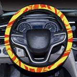 Fire flame design pattern Car Steering Wheel Cover