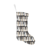 Piano Pattern Print Design 04 Christmas Stocking