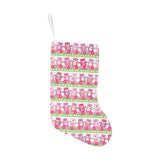 Teddy Bear Pattern Print Design 04 Christmas Stocking