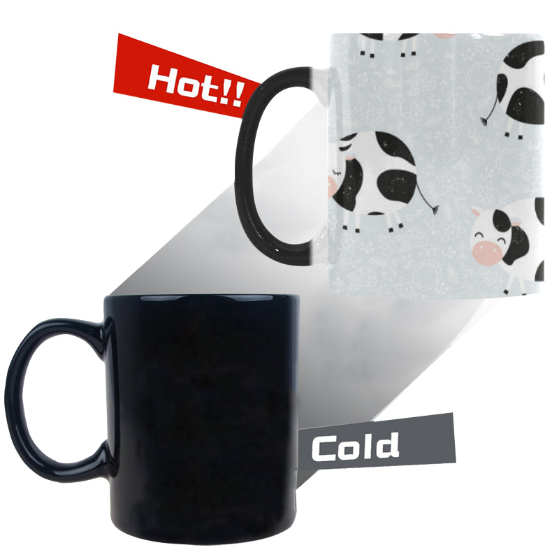 Cute cows pattern Morphing Mug Heat Changing Mug