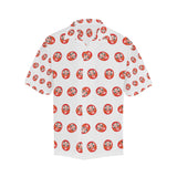 Daruma japanese wooden doll pattern Men's All Over Print Hawaiian Shirt