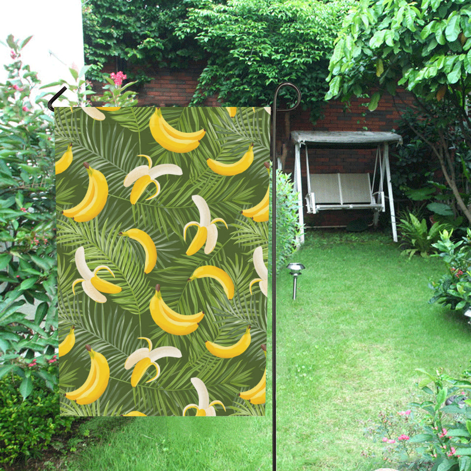 Banana Palm Leaves pattern House Flag Garden Flag