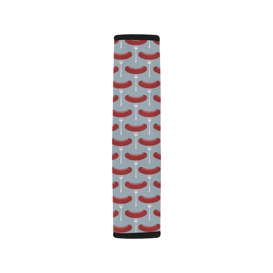 Sausage Pattern Print Design 02 Car Seat Belt Cover