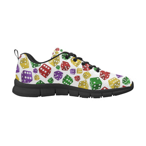 Dice Pattern Print Design 03 Men's Breathable Sneakers ( Model 055)