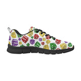 Dice Pattern Print Design 03 Men's Breathable Sneakers ( Model 055)