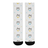 Cute Siberian Husky pattern Crew Socks