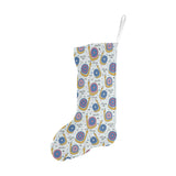 Snail Pattern Print Design 05 Christmas Stocking