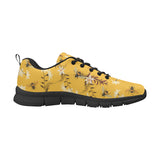 Bee flower pattern Men's Sneaker Shoes