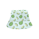 Durian pattern blue background Unisex Bucket Hat