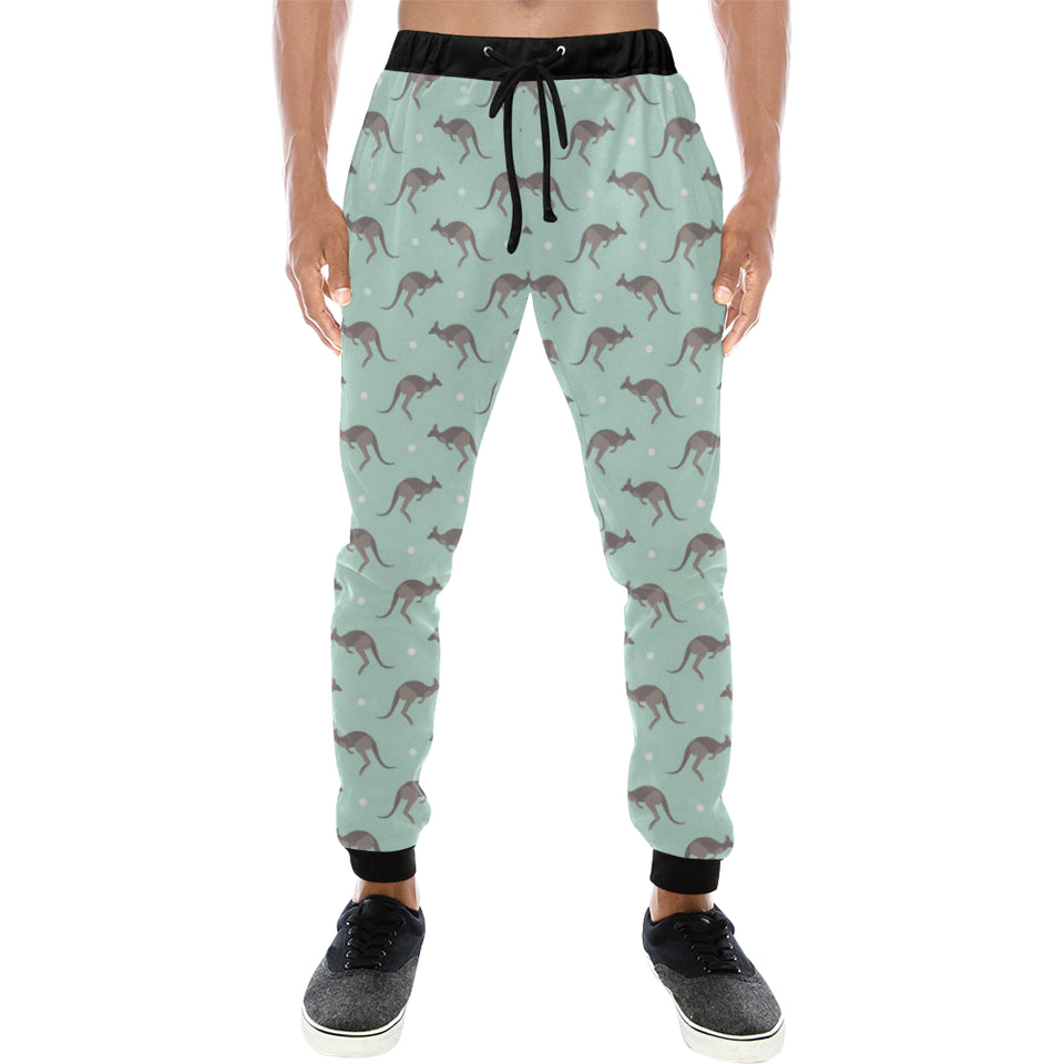 Kangaroo pattern background Unisex Casual Sweatpants