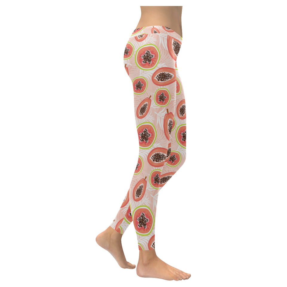 papaya leaves pattern Women's Legging Fulfilled In US