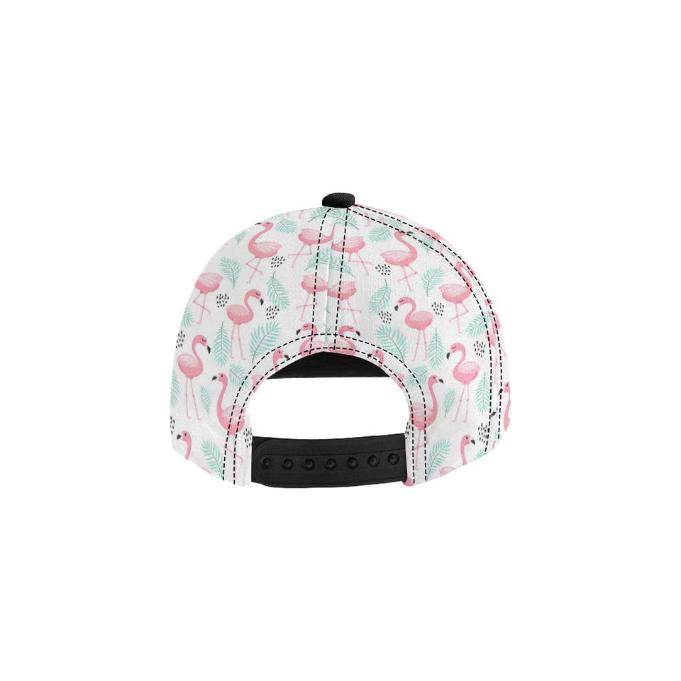 Cute flamingo pattern All Over Print Snapback Cap