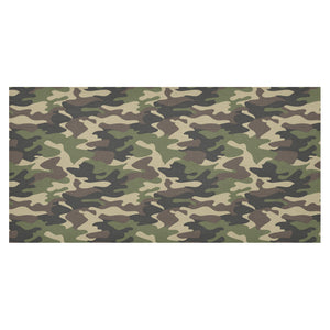 Dark Green camouflage pattern Tablecloth