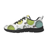 Hot Air Balloon Bird Cloud Pattern Women's Sneaker Shoes