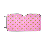 Pancake Pattern Print Design 04 Car Sun Shade