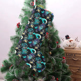 Dragon sea wave pattern Christmas Stocking