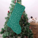Math Pattern Print Design 01 Christmas Stocking