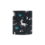 unicorn rainbows moon clound star pattern Morphing Mug Heat Changing Mug