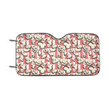 Popcorn Pattern Print Design 05 Car Sun Shade