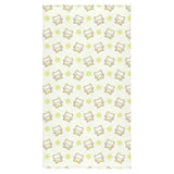 Cute cartoon frog baby pattern Bath Towel