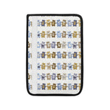 Teddy Bear Pattern Print Design 02 Car Seat Belt Cover