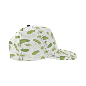 Cucumber sketch pattern All Over Print Snapback Cap