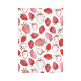 watercolor hand drawn beautiful strawberry pattern House Flag Garden Flag