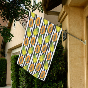 papaya design pattern House Flag Garden Flag