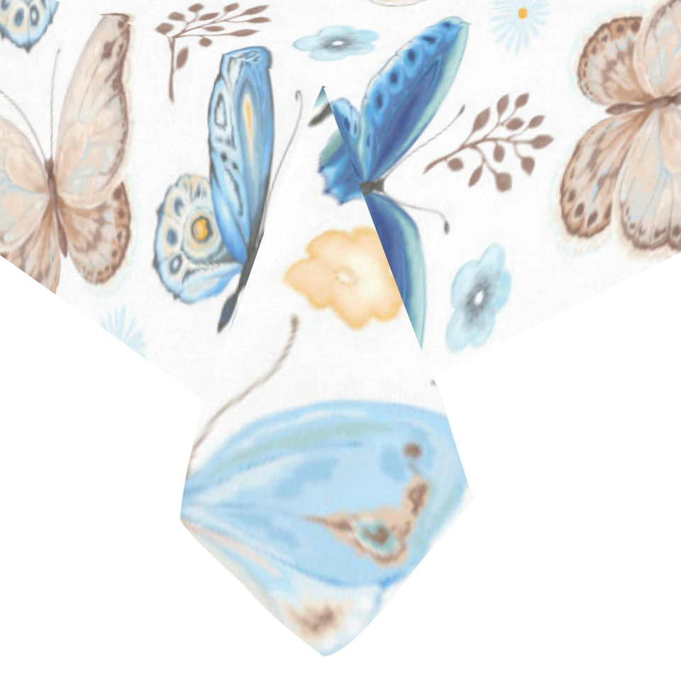 blue butterfly pattern Tablecloth