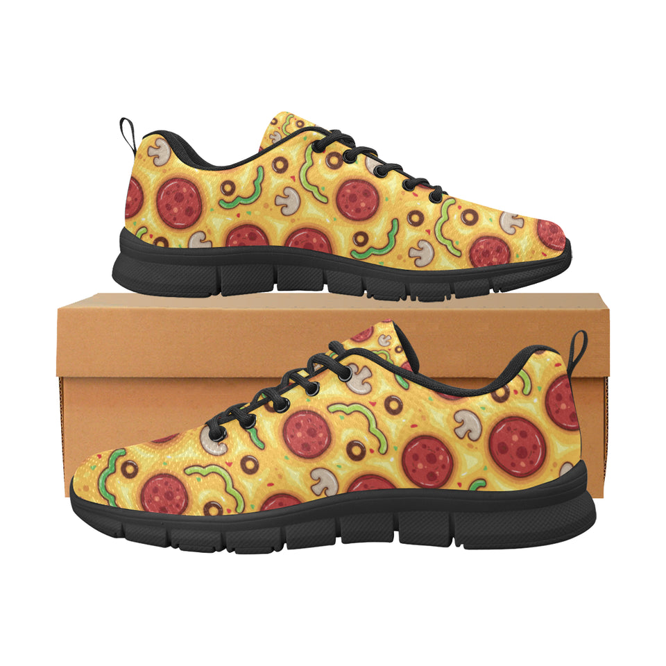 Pizza texture pattern Women's Sneaker Shoes