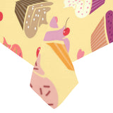 cake cupcake heart cherry pattern Tablecloth