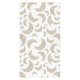 Cool gold moon abstract pattern Bath Towel
