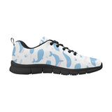 Blue whale pattern Women's Sneaker Shoes