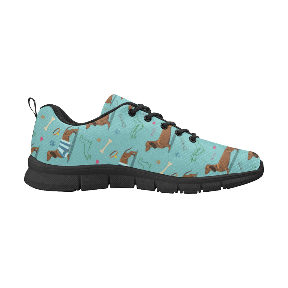 Dachshund decorative background Men's Sneaker Shoes