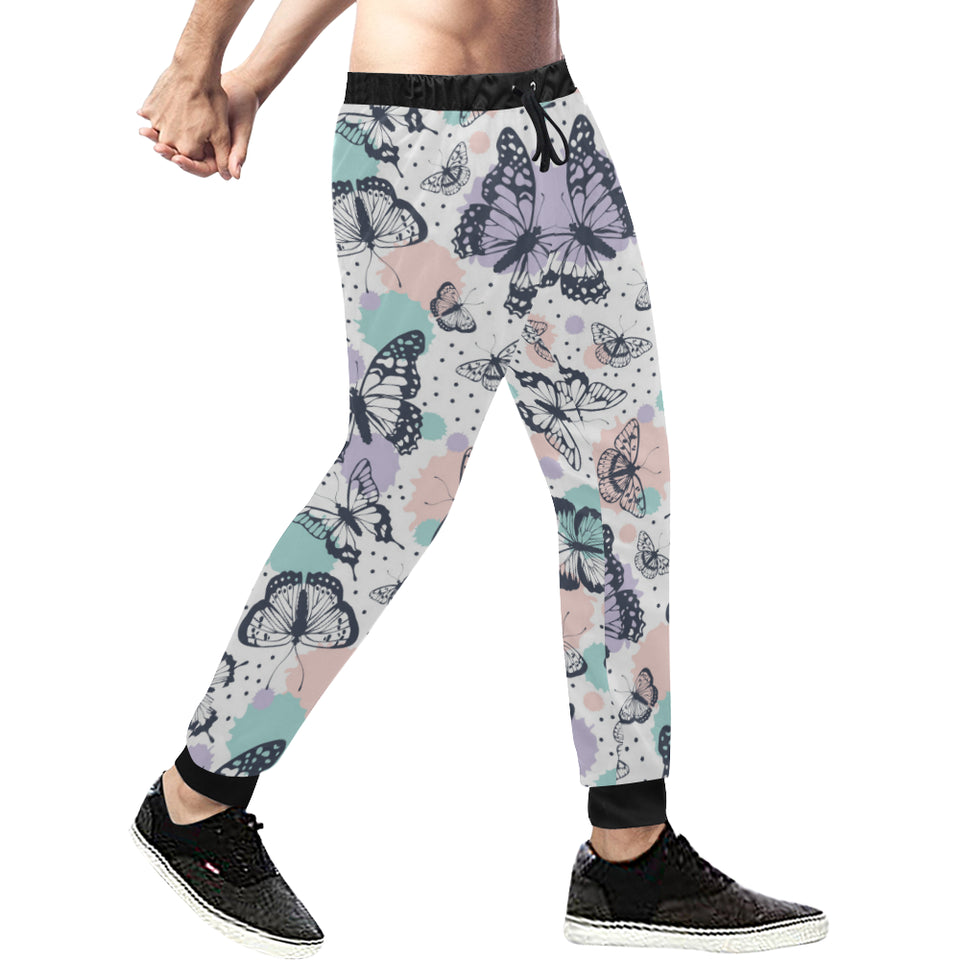 Butterfly pattern Unisex Casual Sweatpants