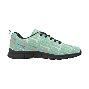 Giraffe Pattern Print Design 01 Men's Breathable Sneakers ( Model 055)