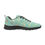 Giraffe Pattern Print Design 01 Men's Breathable Sneakers ( Model 055)