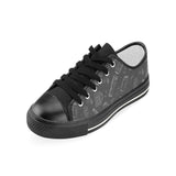 Beer hand drawn pattern Kids' Boys' Girls' Low Top Canvas Shoes Black
