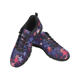 Red blue star pattern Men's Sneaker Shoes