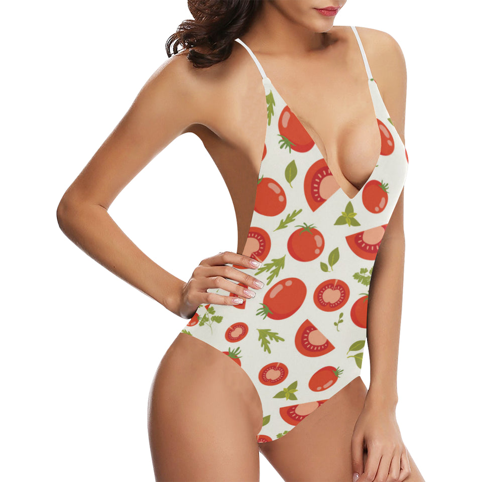 Tomato pattern Women's One-Piece Swimsuit