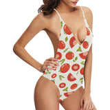 Tomato pattern Women's One-Piece Swimsuit