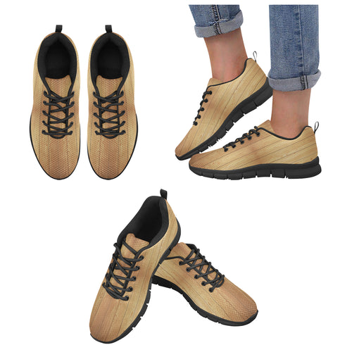 Wood Printed Pattern Print Design 05 Women's Sneaker Shoes