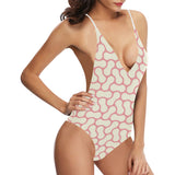 peanuts texture pattern Women's One-Piece Swimsuit