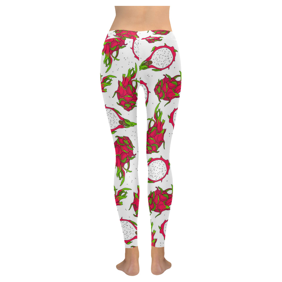 dragon fruits white background Women's Legging Fulfilled In US
