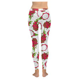 dragon fruits white background Women's Legging Fulfilled In US