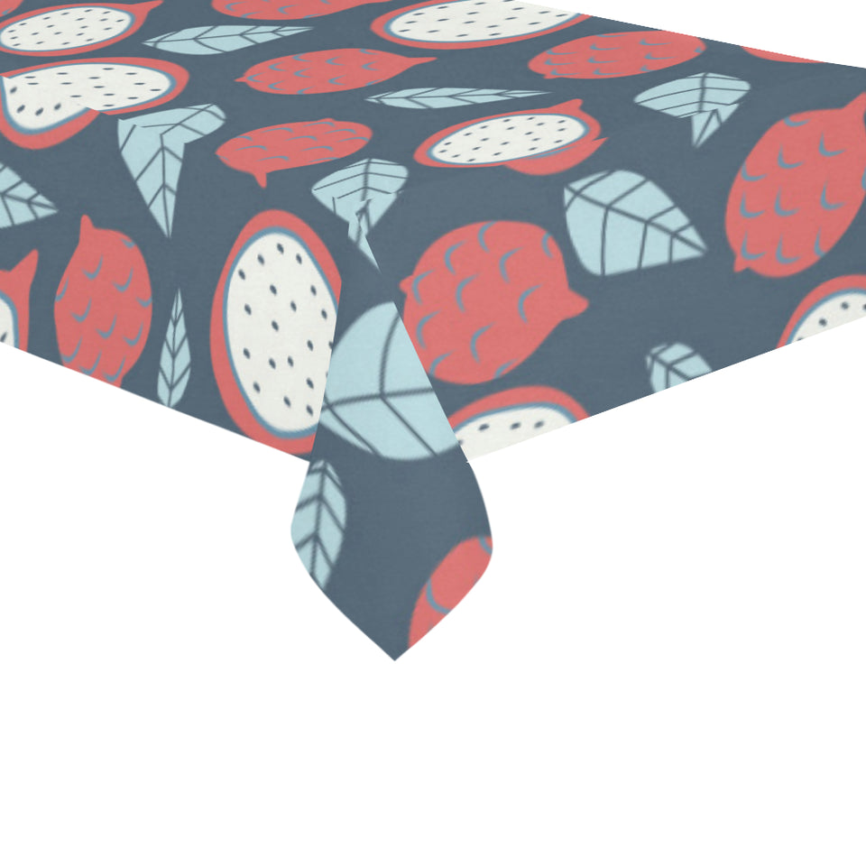 dragon fruits dark blue background Tablecloth
