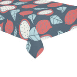 dragon fruits dark blue background Tablecloth