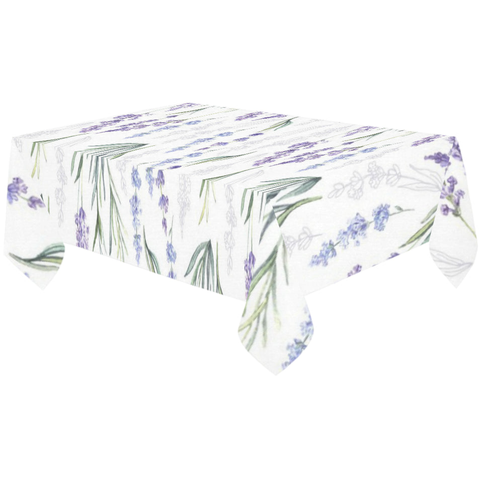 Hand painting Watercolor Lavender Tablecloth