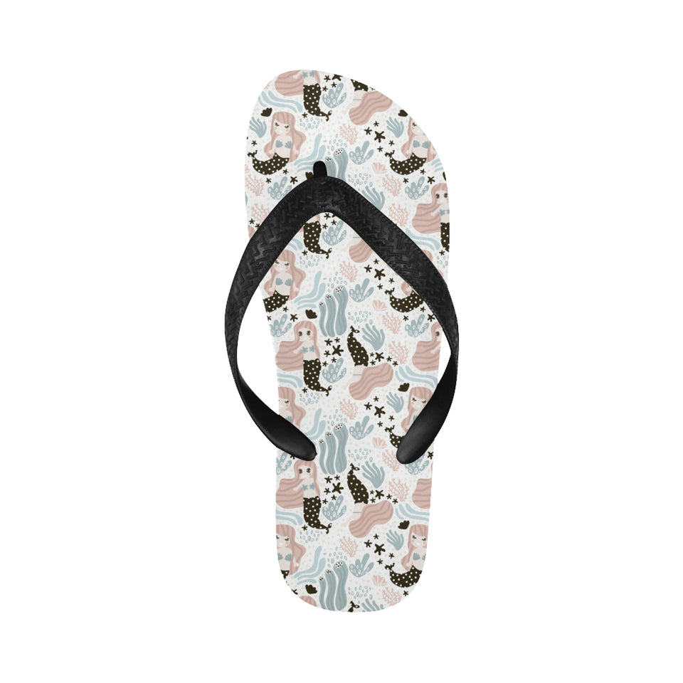 cute mermaid pattern Unisex Flip Flops
