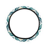 zigzag  chevron paint design pattern Car Steering Wheel Cover